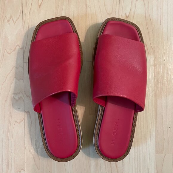 M. Gemi The Isella Slide Sandal in Red - size 38.5 - Picture 2 of 4